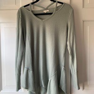 Flowy long sleeved top